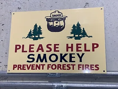 Vintage Style National Park  Forest Fire Steel Metal Quality Sign • $49.99