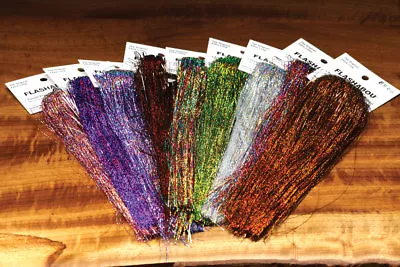 HOLOGRAPHIC FLASHABOU Fly & Jig Tying Flash Material By Hedron Inc. • $6.79