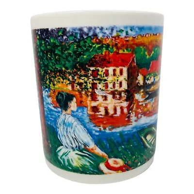 Chaleur Master Monet Woman With Hat Sitting At Lakeside Coffee Mug D Burrows • $50