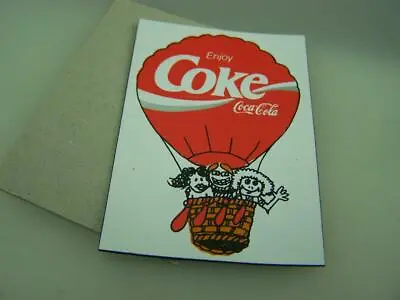 Vintage 'Enjoy Coke' Coca Cola Fridge Magnet NOS                            1060 • $7.95