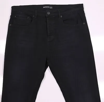 The Kooples Jeans Black Skinny Moto Jeans Men's 33x29 • $79