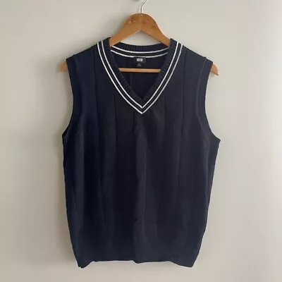 UNIQLO - Men S V Neck Knit Vest - SMALL • $30
