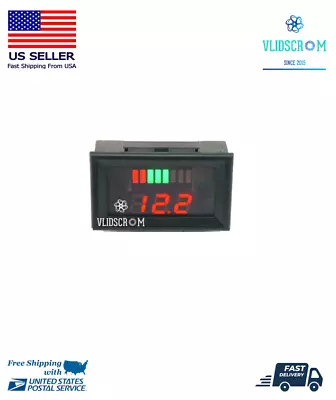 DC 48V Digital Battery Capacity Indicator Voltmeter Voltage Meter Car Tester • $11.49