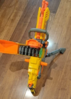 $100 • Buy Nerf Machine Gun Vulcan EBF-25 W/ Tripod & Ammo Belt