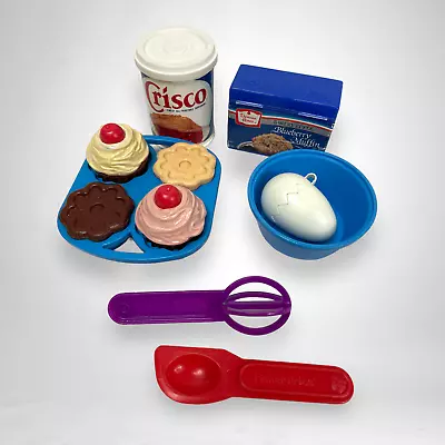 Vintage 1987 Fisher Price Fun With Food Baking Fun Playset #6502 - INCOMPLETE • $36.95