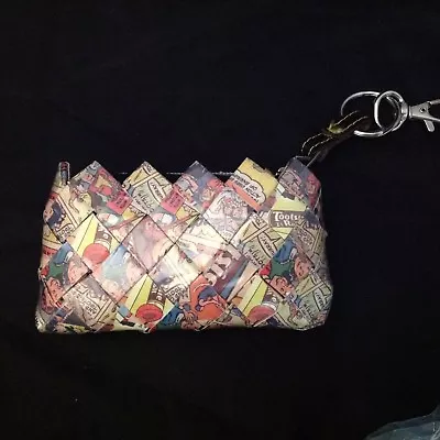 Nahui Ollin Arm Candy Tootsie Comi Strip Wrapper Bag Clutch Change Purse • $14.99