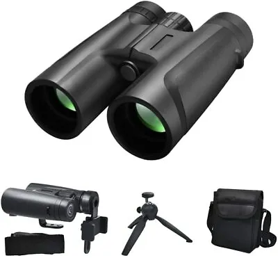 $21.88 • Buy 12x42 Binoculars FMC Multi Green Coated Low Light Night Vision Binoculars Tripod