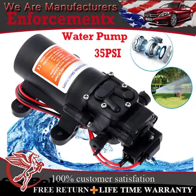 12V Water Pump & Pressure Marine Boat 35PSI Self Priming Diaphragm High Pressure • $32.59