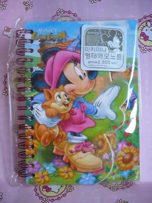 Disney Minnie Mouse Stationery Spiral Notebook Handbook  • $14.50