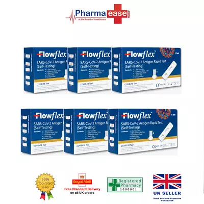£8.99 • Buy 6x Covid-19 Flowflex Rapid Antigen Lateral Flow Covid 19 Home Test Lft