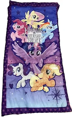 My Little Pony Sleeping Bag Camping Sleepover PINKIE PIE APPLEJACK RAINBOW DASH • $19.99
