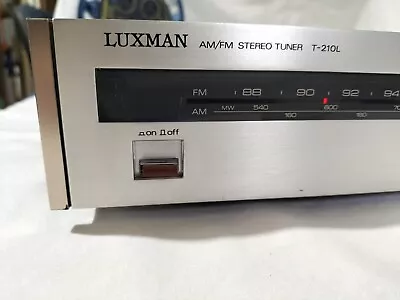 Luxman Vintage Quality Luxman T-120L Stereo Tuner HIFI T-120L - Working - AF • $128.95