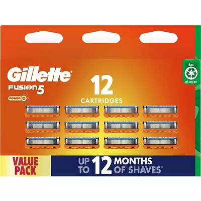 Gillette Fusion 5 Power Razor Blades Replacement Cartridges - 12 Pack • $39.99