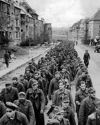 £7.22 • Buy German Soldiers Marched By U.S. Troops 8 X 10  World War II WW2 Photo 540