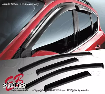 4pcs JDM Visors Rain Guard Deflector Mazda Mazda6 6 2002-2007 02-07 4DR Sedan T2 • $43.99