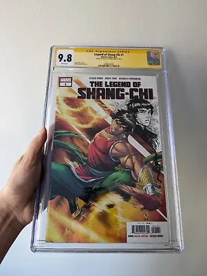 Legend Of Shang Chi #1 Signed And Sketched By Andie Tong CGC 9.8 Comic Book Slab • $314.99