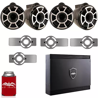 Wet Sounds For Mastercraft 2007 And Up 2 Pair REV10 10  Black Towers And SD2 Amp • $3399.95