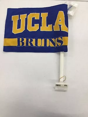 2 Flags--UCLA Bruins 2 Sided 11  X 18  Car Window Flag With Wall Mount • $16.99
