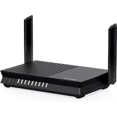 NETGEAR(RAX20-100NAS) 4-Stream AX1800 WiFi 6 Router Black Dual Band • $49.99