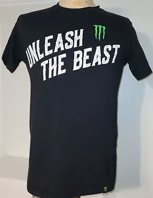 Monster Energy Men's UNLEASH THE BEAST T-shirt Small Black • $15
