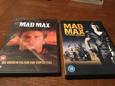 Dvd Bundle  Mad Max 1-2 The Road Warrior Mel Gibson Classics • £1.99