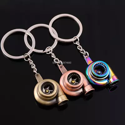 3 Pack Mini Turbo Turbocharger Keychain Spinning Turbine • $5