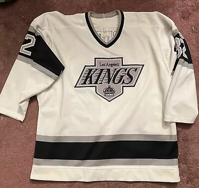 1990’s AUTHENTIC KELLY HRUDEY LOS ANGELES KINGS CCM ULTRAFIL JERSEY 52 • $499
