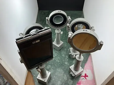 Vintage Gaertner Scientific Lens Mirror Lot 5 Adjustable Apparatus - See Pics • $275