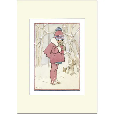 Little Furry Friends - Margaret Tarrant - Medici Mounted Print • £23.50