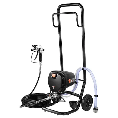 VEVOR Stand Airless Paint Sprayer 750W 3000PSI Electric Paint Sprayer With Cart • $143.99