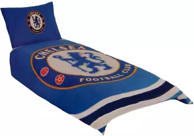 Chelsea FC Pulse Reversible Single Duvet Quilt Cover And Pillowcase Set Blue  • £30.69