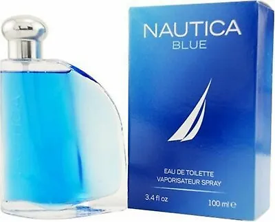 NAUTICA BLUE By Nautica 3.4 Oz EDT Cologne For Men New In Box • $19.20
