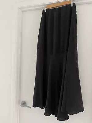 AVA AND EVER Maxi Skirt A-line Black Goth Punk Size 10 • $15