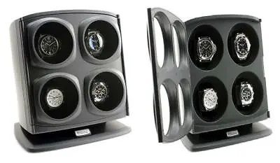 [ON Sale] Versa Quad Watch Winder In Black - Independently Controlled...  • $251.43