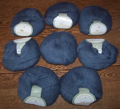 8 Balls Suri Merino Luxury Indiecita Wool Yarn/55% Alpaca 45% Wool/Heather Grey • $19.99