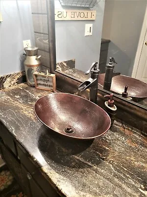 17  Authentic Copper Vessel Bathroom Sink • $169.95