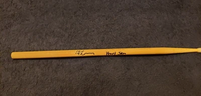 $99 • Buy Pearl Jam Signed Drumstick Dave Crusin 1st Pj Drummer! Rare! Wow! Mint! Proof!
