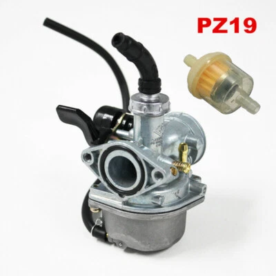 $14.36 • Buy 19mm Carby 50cc 70cc 110cc Dirt Bike ATV Quad Carburetor 4 Stroke + Fuel Filter