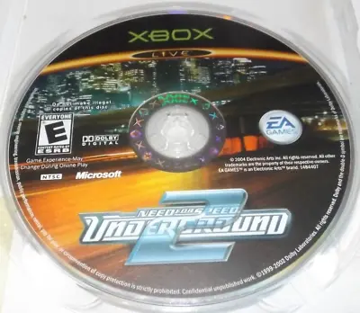 Xbox Original Need For Speed Underground 2 Game Disc  Includes Protective Case • £13.99