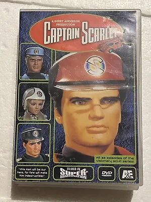 Captain Scarlet DVD Boxset All 32 Episodes Gerry Anderson Production Vol 1-4  • £14.99