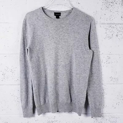J. Crew Collection Italian Cashmere Boyfriend Sweater Crewneck Gray Size XXS • $58.66