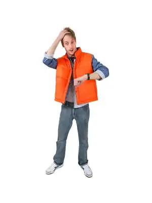 Adult Marty McFly Costume Color: Orange • $59.99