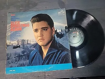 ELVIS  ELVIS' CHRISTMAS ALBUM   Original Press Vinyl LPM-1951 VERY RARE!!! WHITE • $499.99