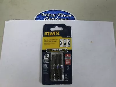  NEW Irwin Impact Double Ended Power Bit Set 1882352 #1 #2 #3 Phillips Bits • $7.59