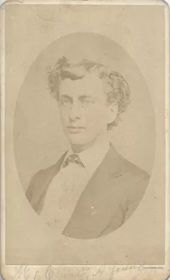 $24.75 • Buy Original Cdv Portrait Of Young Man W/ Wild Hair   Striking Eyes - Richmond, Va