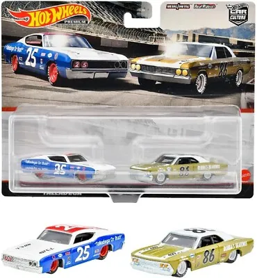 Hot Wheels Premium Car Culture 2-Pack '69 Ford Torino Talladega And '66 Chevelle • $19.99