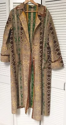 Vintage Pendleton Native American Wool Mens Robe Beaver State? Early 1900s As Is • $1750