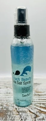 $12 • Buy SEDU ~ Beach Beauty Sea Salt Spray ~ 6oz New In Wrapper