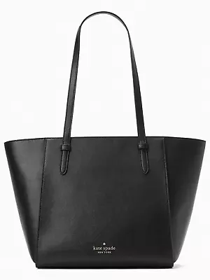 New Kate Spade Becca Saffiano Tote Black With Dust Bag • $212.14