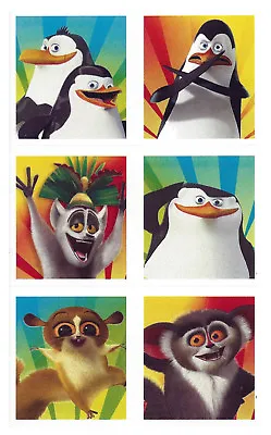 16 Sheets Stickers PENGUINS OF MADAGASCAR 3 Birthday Party Supplies Favors • $9.99